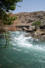 river and rocks