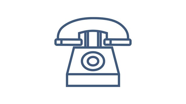 Office icon. Web icon set. Office, great design for any purposes. Motion graphics.