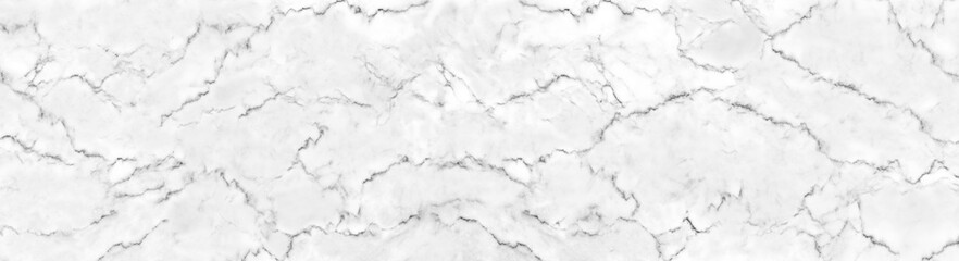 Panorama white marble stone texture for background or luxurious tiles floor and wallpaper decorative design.