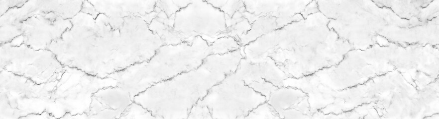Panorama white marble stone texture for background or luxurious tiles floor and wallpaper decorative design.