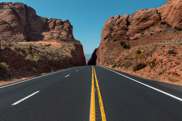 road in Arizona desert
