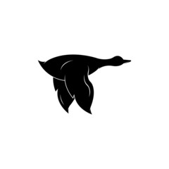 Duck logo vector icon template