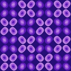 Rounded abstract seamless pattern - accent for any surfaces.