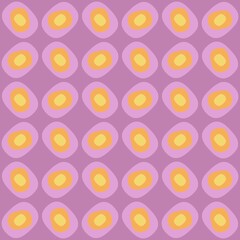 Rounded abstract seamless pattern - accent for any surfaces.