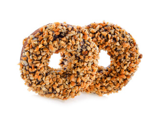 Donuts Grains on white background