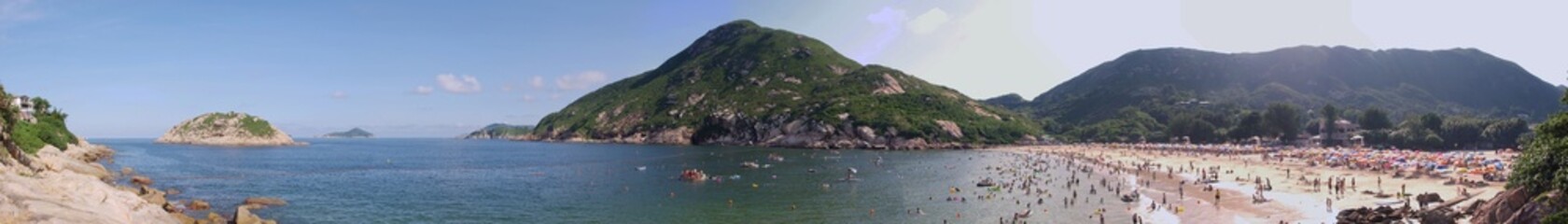 Naklejka premium Shek O Beach, Hong Kong