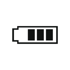 battery icon vector image