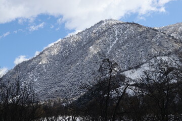 snow covered mountain