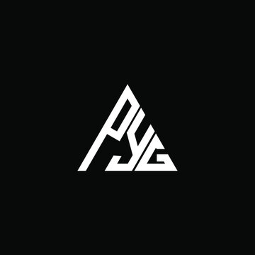 PYG letter logo creative design. PYG unique design