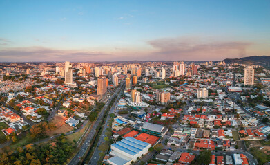 Jundiai city, Brazil, Anhanguera highway. 2021