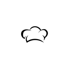 hat chef icon logo vector logo illustration template