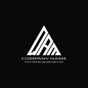 QAM letter logo creative design. QAM unique design
