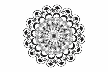 Mandala Pattern Stencil doodles sketch