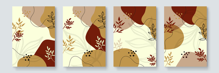 Cover design with floral pattern. Hand drawn creative flowers. Colorful artistic background with blossom. It can be used for invitation, card, cover book, catalog. Size A4. Vector illustration