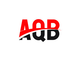 AQB Letter Initial Logo Design Vector Illustration