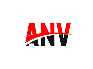 ANV Letter Initial Logo Design Vector Illustration