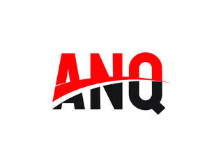 ANQ Letter Initial Logo Design Vector Illustration