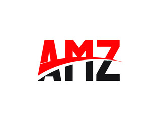 AMZ Letter Initial Logo Design Vector Illustration