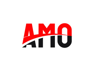 AMO Letter Initial Logo Design Vector Illustration