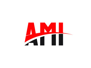 AMI Letter Initial Logo Design Vector Illustration