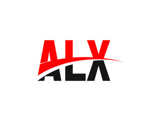 ALX Letter Initial Logo Design Vector Illustration