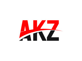 AKZ Letter Initial Logo Design Vector Illustration
