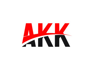 AKK Letter Initial Logo Design Vector Illustration