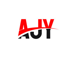 AJY Letter Initial Logo Design Vector Illustration