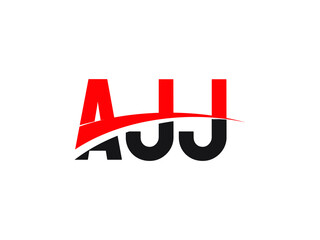 AJJ Letter Initial Logo Design Vector Illustration