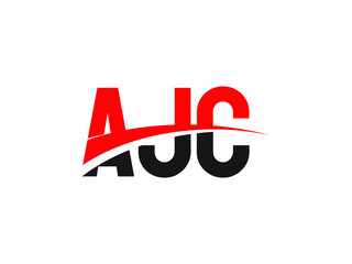 AJC Letter Initial Logo Design Vector Illustration