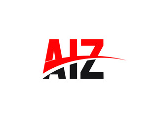 AIZ Letter Initial Logo Design Vector Illustration