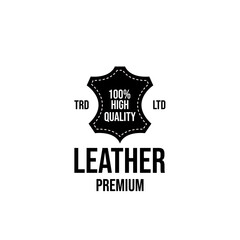 leather craft logo icon design vector illustration