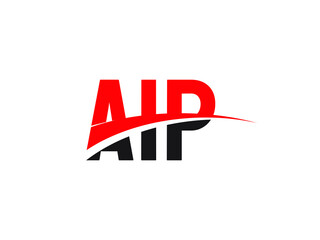 AIP Letter Initial Logo Design Vector Illustration