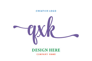 QXK lettering logo is simple, easy to understand and authoritative