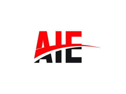 AIE Letter Initial Logo Design Vector Illustration