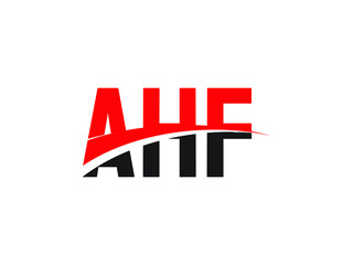 AHF Letter Initial Logo Design Vector Illustration