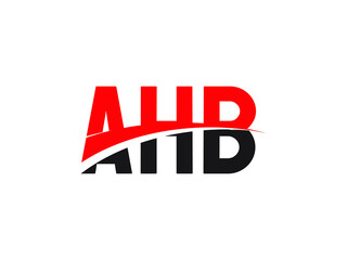 Obraz premium AHB Letter Initial Logo Design Vector Illustration