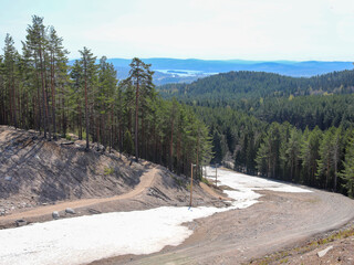 Last snow on the slopes