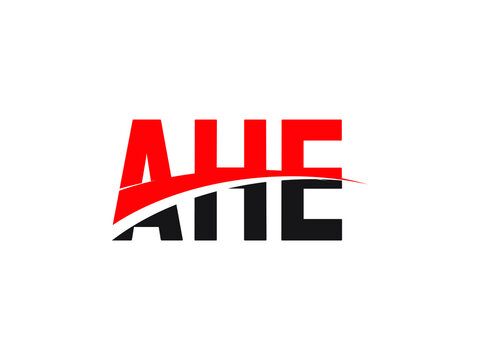 AHE Letter Initial Logo Design Vector Illustration