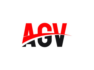 AGV Letter Initial Logo Design Vector Illustration