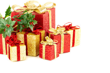 Obraz premium christmas gift boxes
