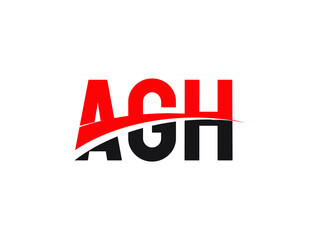 AGH Letter Initial Logo Design Vector Illustration