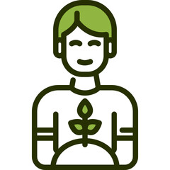 planting one color icon