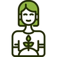 planting one color icon