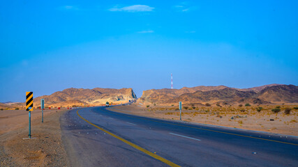road to the desert