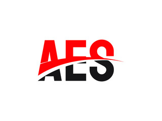 AES Letter Initial Logo Design Vector Illustration