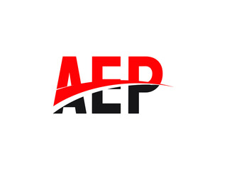 AEP Letter Initial Logo Design Vector Illustration