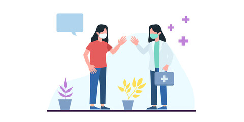 Social distancing during coronavirus COVID-19 2019-ncov disease outbreak