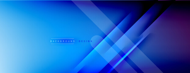 Abstract background. Shadow lines on bright shiny gradient background.