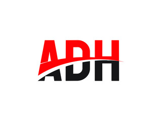 ADH Letter Initial Logo Design Vector Illustration